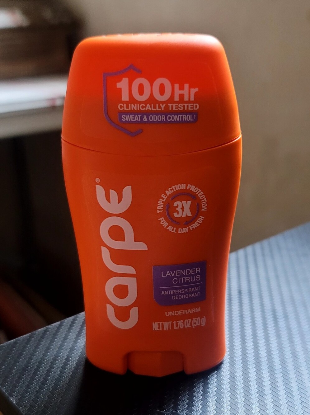 NEW Carpe Lavender Citrus Antiperspirant Deodorant Stick